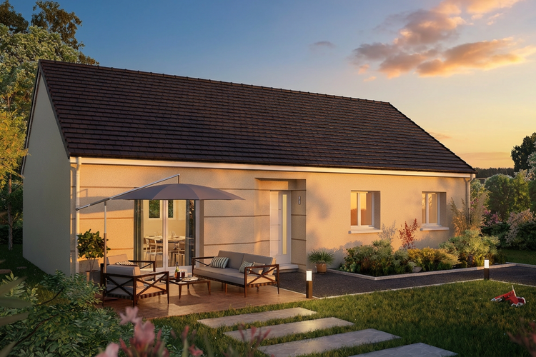 Terrain + Maison Plain pied 3 chambres Darnétal